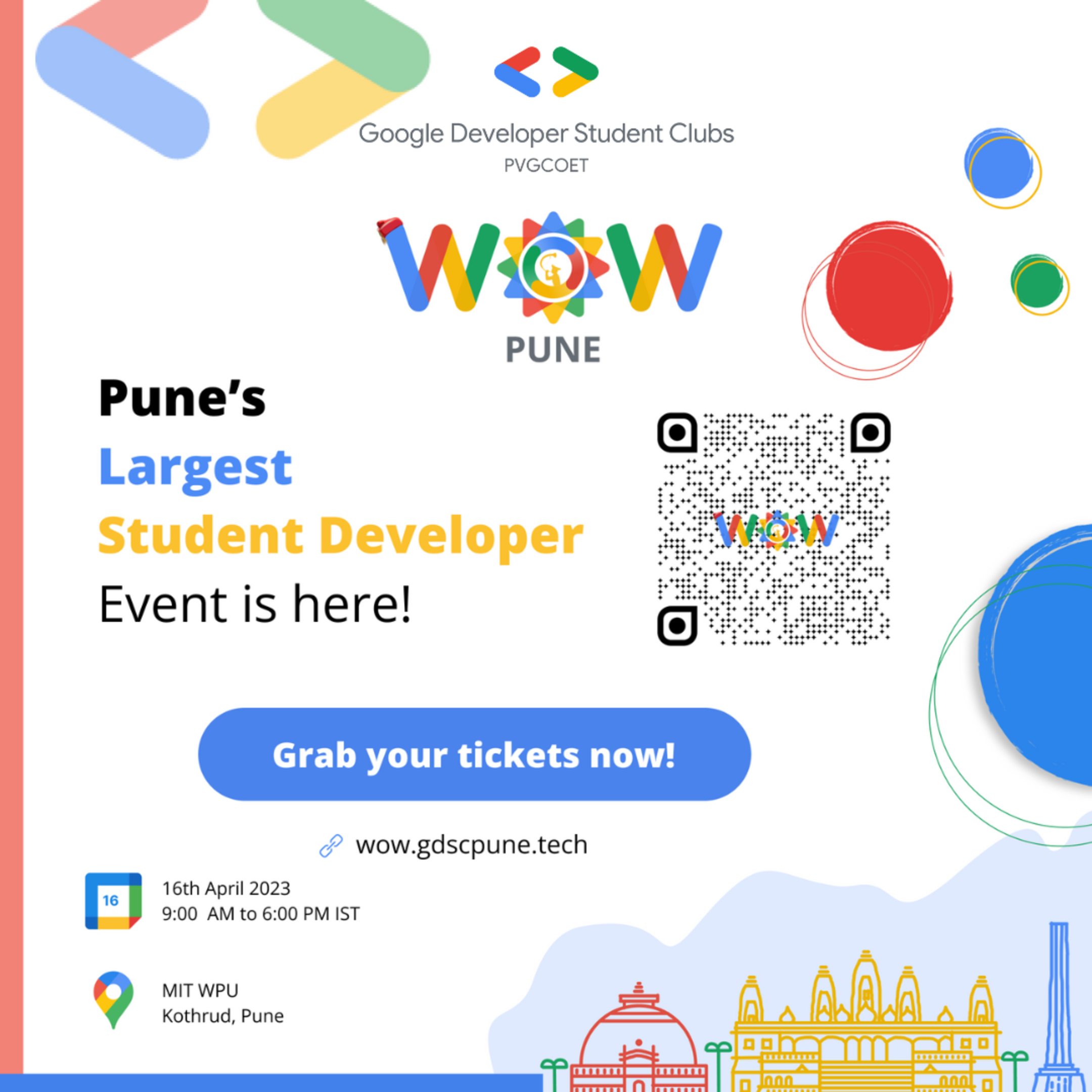 See GDSC WOW PUNE at Google Developer Student Clubs Pune Vidyarthi